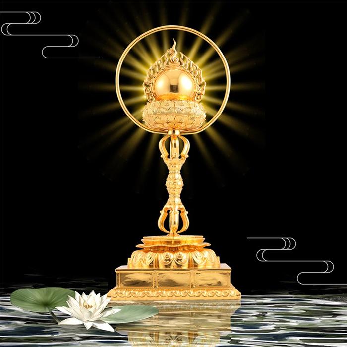 極美品★密教 法具 極上品 舍利塔 仏教美術 真鍮製 FQ-10