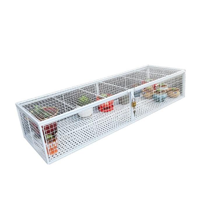 メッシュ 長方形 鉢棚 プランター台 プランター棚 多肉植物 ミニ 鉢植え アイアンアート フラワースタンド プランタースタンド 防盗 防鳥 防鼠など フラワースタンド プランタースタンド