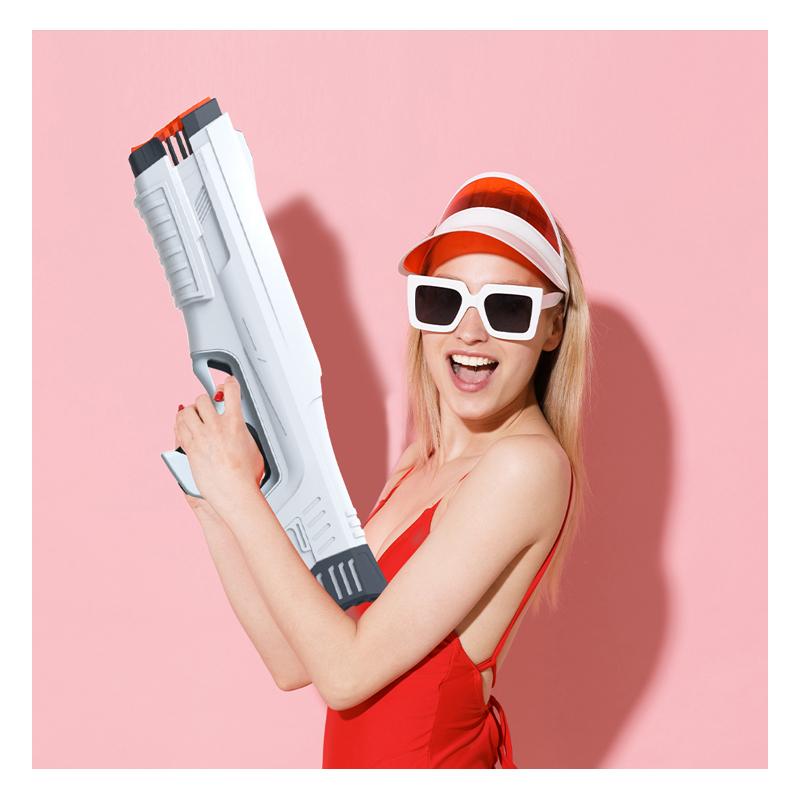 電動水鉄砲 水鉄砲 Z-ONE 最強 強力 大容量 ウォーターガン プール 海水浴 バトル 連射式水鉄砲 自動給水機能 飛距離14M 人気 900mlタンク 