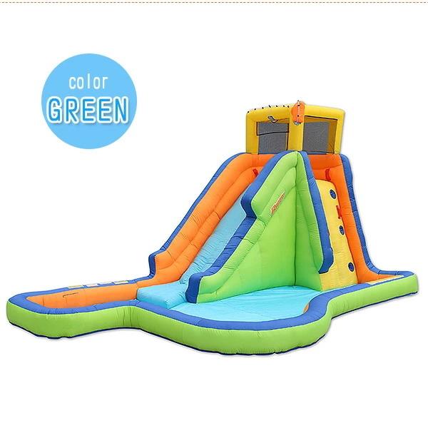【２点セット】 バンザイ スライド アンド ソーク スプラッシュ パーク プール スライダー すべり台 クライミング 水遊び ビニールプール 滑り台 大型プール ウォーターパーク 【OCQ1893238925】(66292円)