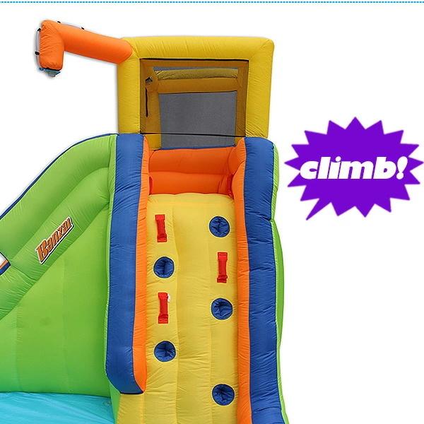 【２点セット】 バンザイ スライド アンド ソーク スプラッシュ パーク プール スライダー すべり台 クライミング 水遊び ビニールプール 滑り台 大型プール ウォーターパーク 【OCQ1893238925】(66292円)