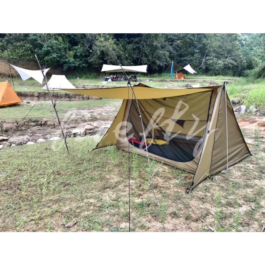 テント 2人用 210t素材 防風防水 キャンプテント ソロ テント 多機能 日よけ 遮光 キャンプ 2本ポール付き ポーランド軍幕 Cxyc 05 Firefly 通販 Yahoo ショッピング