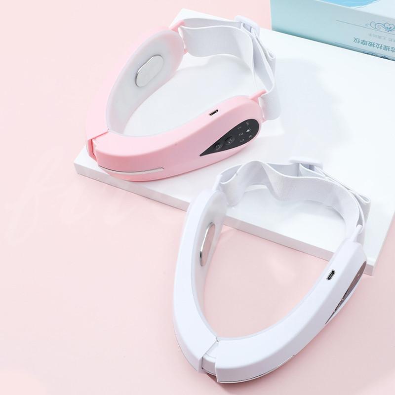 美容器 顔痩せ 小顔マッサージ器 TENS微電流 赤光/青光エステ 肌ケア たるみ対策 小顔美顔器 恒温温熱 小顔ベルト 電動 自動 リフトアップ|bluestore5|02