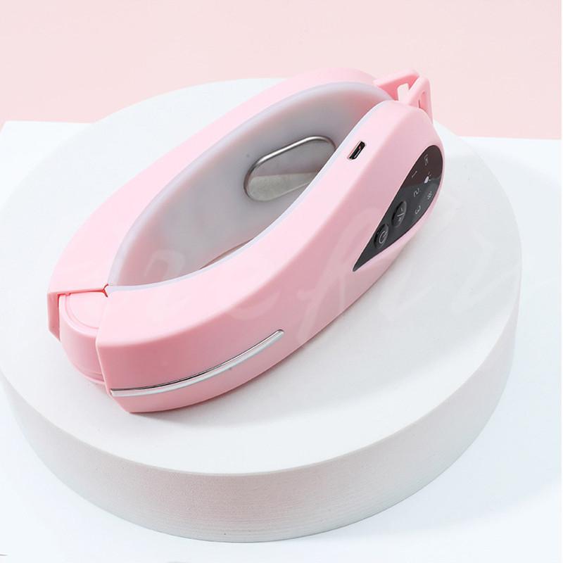 美容器 顔痩せ 小顔マッサージ器 TENS微電流 赤光/青光エステ 肌ケア たるみ対策 小顔美顔器 恒温温熱 小顔ベルト 電動 自動 リフトアップ|bluestore5|10