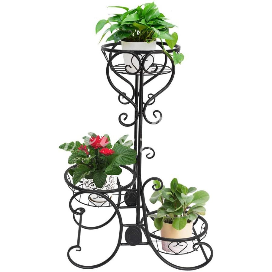 フラワースタンド アイアン ガーデニング 棚 鉢植え 観葉植物 盆栽 プランタースタンド ベランダ 玄関 室内 ガーデンラック 花台 鉄製 おしゃれ Xcvnm14 Firefly 通販 Yahoo ショッピング