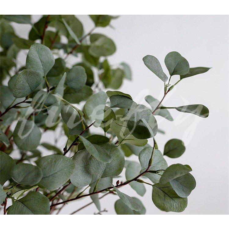 レビュー高評価の商品!レビュー高評価の商品!人工観葉植物 麻織物 プラスチック シミュレーション植物鉢植え 偽木 シミュレーションユーカリ 鉢植え 観葉 植物 玄関 オフィス 花 雑貨 アートフラワー鉢花 人工シルクユーカリの葉の枝,結婚式,オフィス,庭の装飾の植物,装飾品,シミュレーション緑の植物