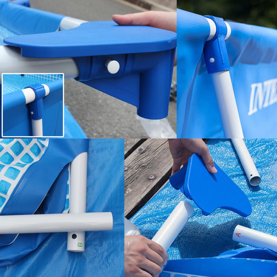 大人気 送料無料 プール INTEX 大型 インテックス 組み立て式 プール 大型 正規品保証 ビニールプール 家庭用 3m×2m×75cm 長方形 キッズ 【EIM7602400927】(26620円)