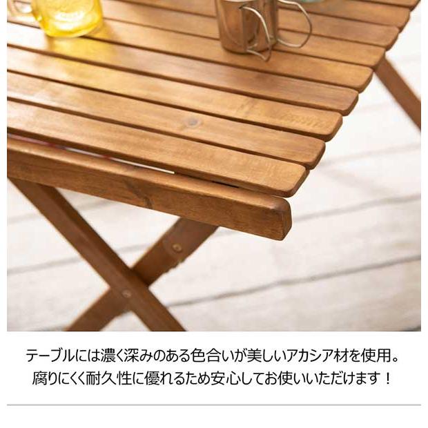 代引き不可】アウトドアテーブル 折りたたみ 木製 コンパクト 幅100cm