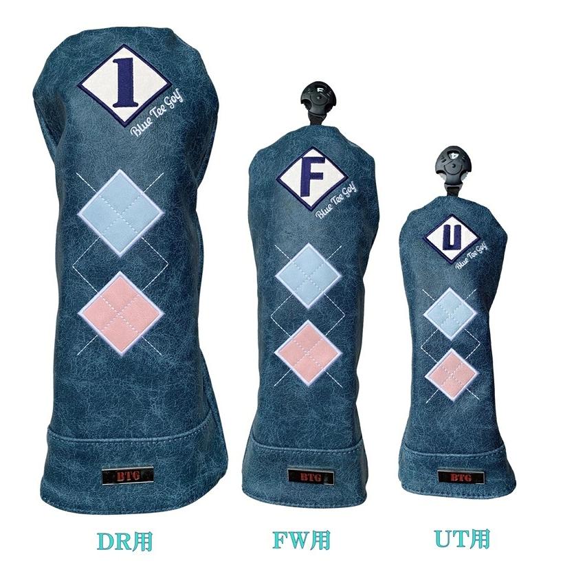 新製品　ブルーティーゴルフ【アーガイル CLASSIC】キャットハンド　ヘッドカバー各種　BLUE TEE GOLF |  | 08