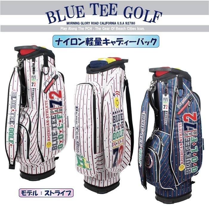 ☆送料無料ブルーティーゴルフ BLUE TEE GOLF 【ストライプナイロン