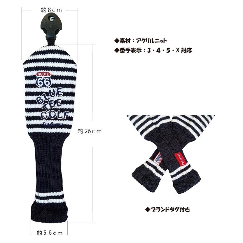 新製品【ネコポス便対応】BLUE TEE GOLF【R66ストライプ】 ニット