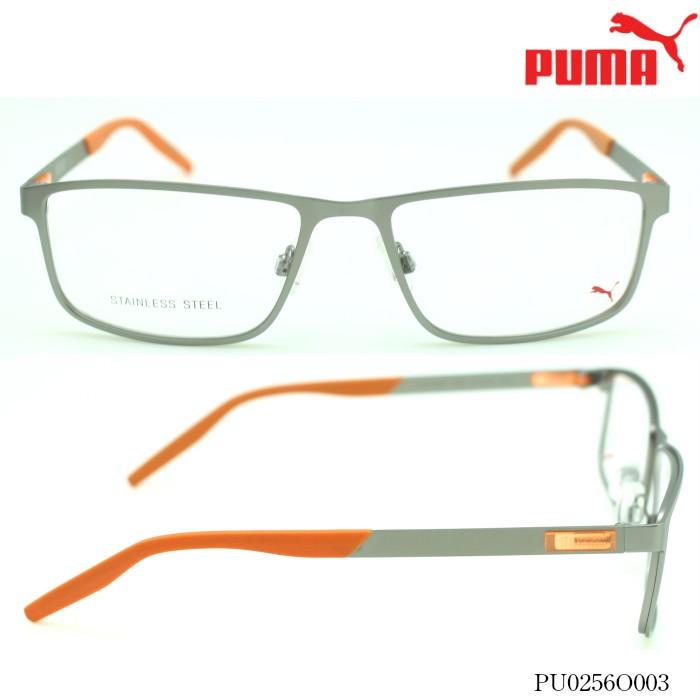 PUMA（プーマ） 【選べるレンズ】 メガネ PU0256O : ブルータイタン