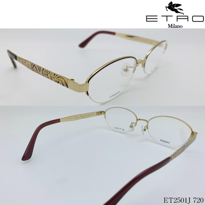 ETRO 【[選べるレンズ】ETRO エトロ ET2501J メガネフレーム