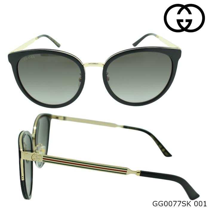 【新品】GUCCI サングラス GG0077SK　001 GUCCI（グッチ） サングラス GG0077SK 001 : ブルータイタン - 通販
