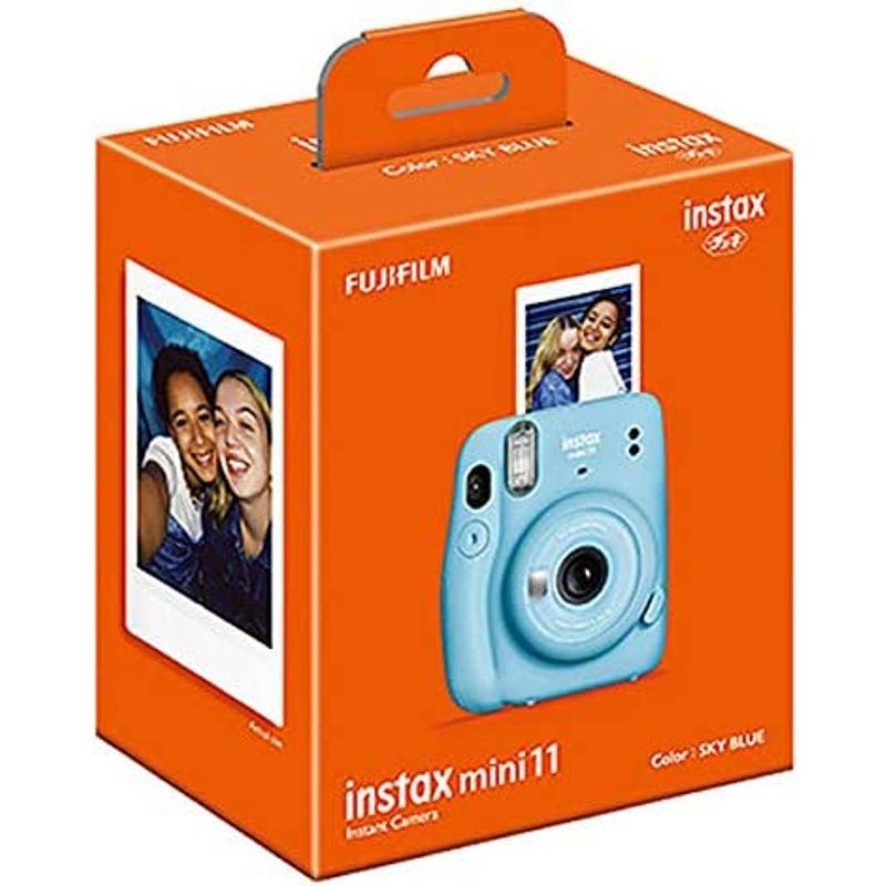 セット品 チェキセット富士フイルム チェキ instax mini 11 スカイブルー＆フィルム20枚 JP2 ＆デコペン instax mini JP2 チェキセット富士フイルム チェキ スカイブルー＆フィルム20枚 ＆デコペン 富士フイルム
