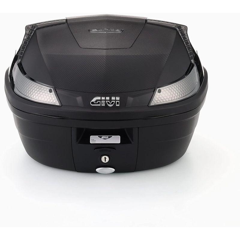 GIVI(ジビ) バイク用 リアボックス 37L 未塗装ブラック スモークレンズ 