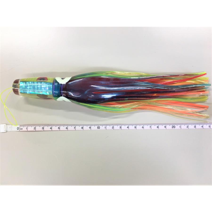 フェニックスルアー 8号 赤ふちアイ クリアブルー×オレンジMIX