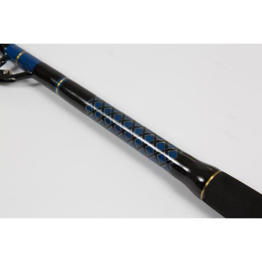 ビスケイン 30/50lb トローリングロッド ブラック×ブルー ビスケイン 30/50lb トローリングロッド ブラック×ブルー