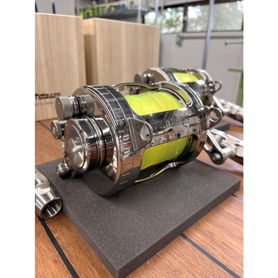 中古】ケンマツ 50lb トローリングリール チタン製 Ken Matsuura 中古】ケンマツ 50lb トローリングリール チタン製 Ken Matsuura