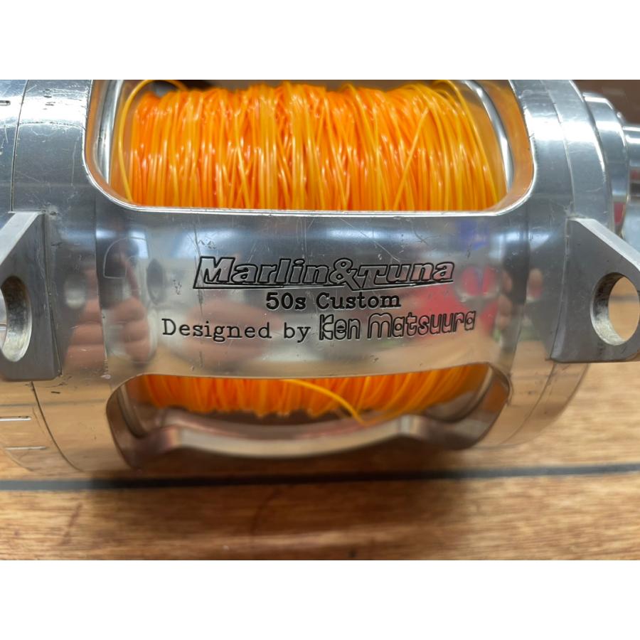 中古】ケンマツ 50s Custom トローリングリール 【Ken Matsuura Reel