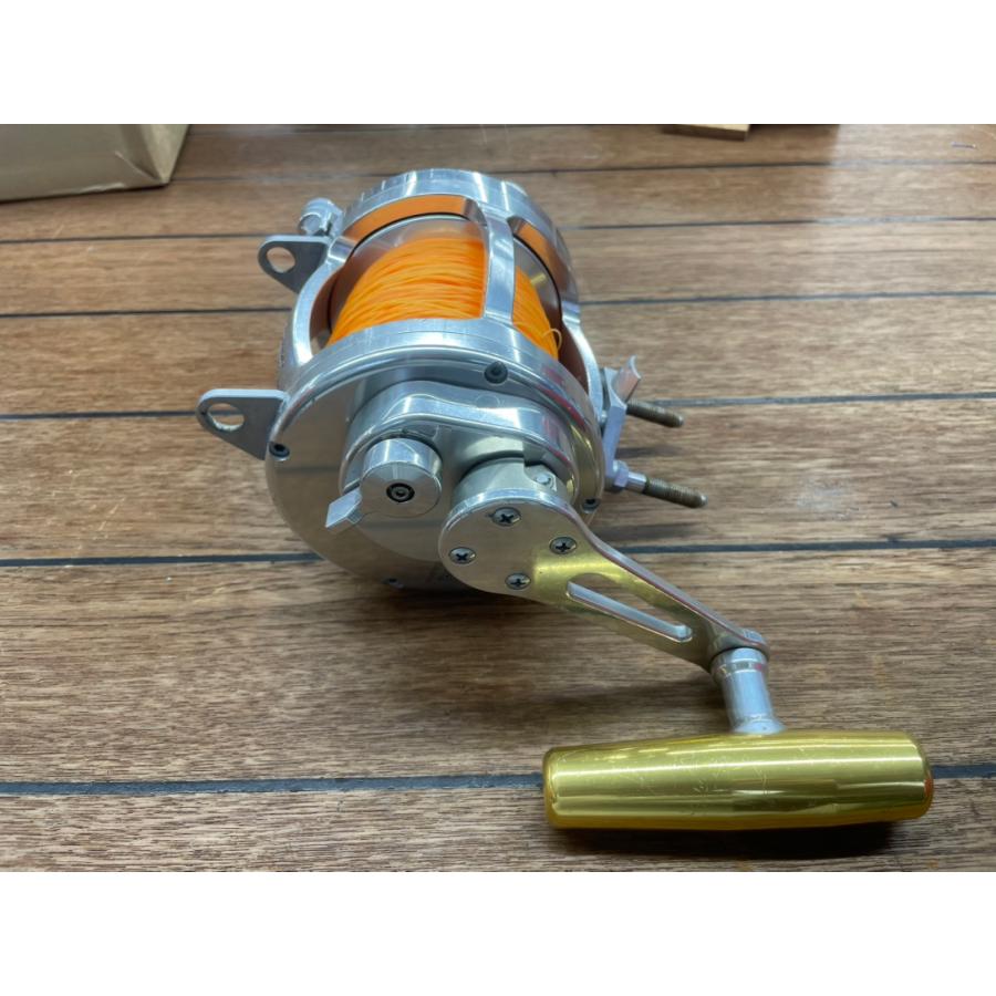 中古】ケンマツ 50s Custom トローリングリール 【Ken Matsuura Reel