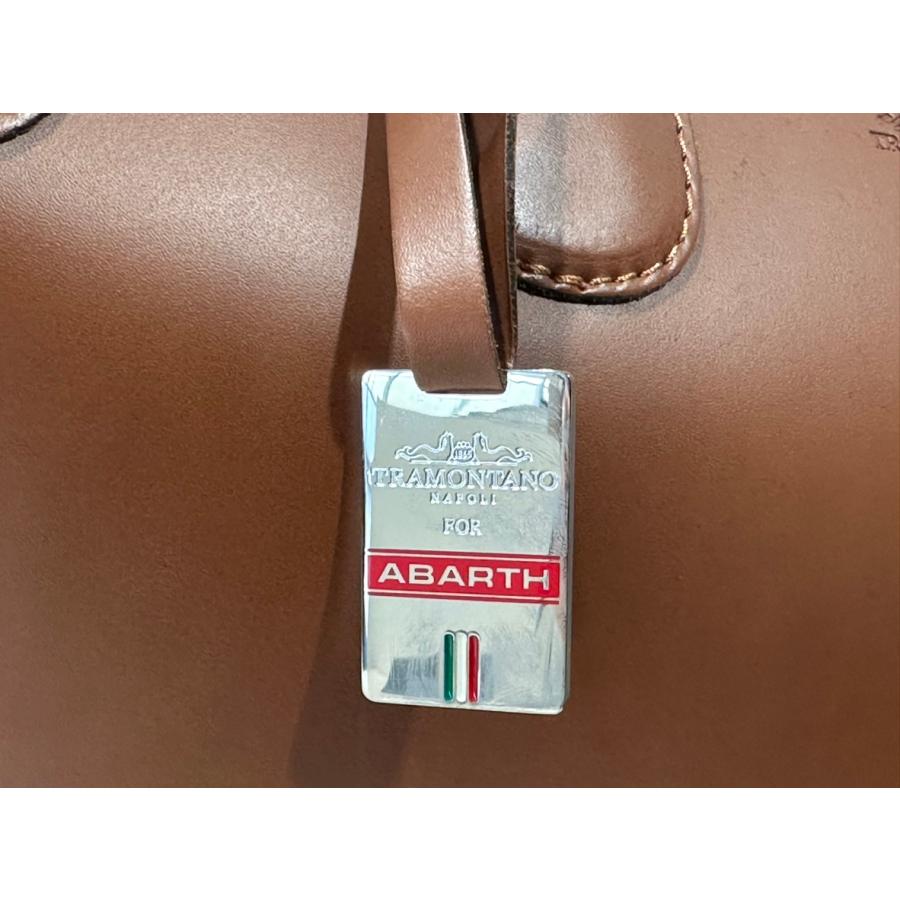 TRAMONTANO ABARTH 限定品 レザー ボストンバッグ 695 ABARTH TRAMONTANO コラボトラベルバッグ サソリ キーホルダー