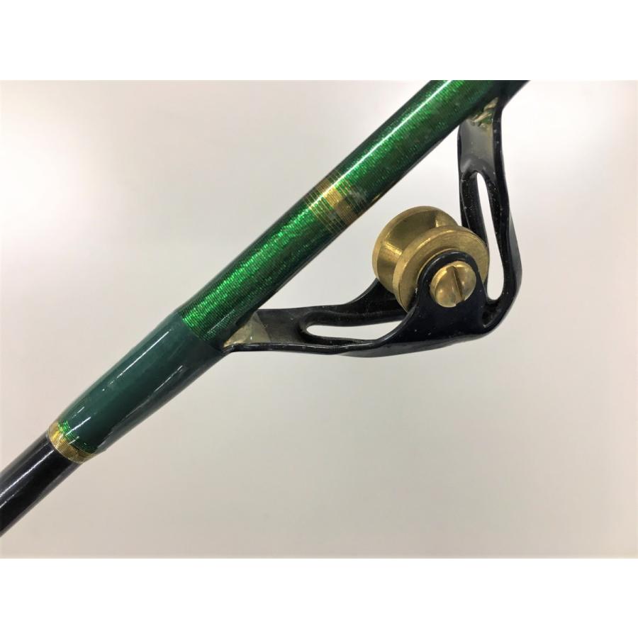 レイバップ 50lb トローリングロッド グリーン×ゴールド カーブ レイバップ 50lb トローリングロッド グリーン×ゴールド カーブ