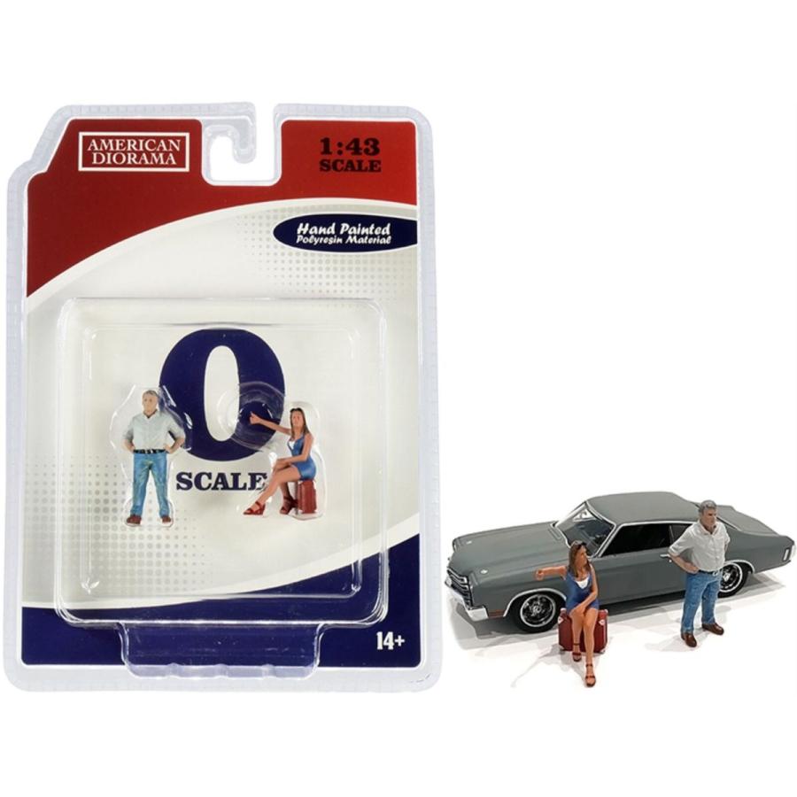 アメリカン ジオラマ 1/43 フィギア 70年代 スタイル セット3