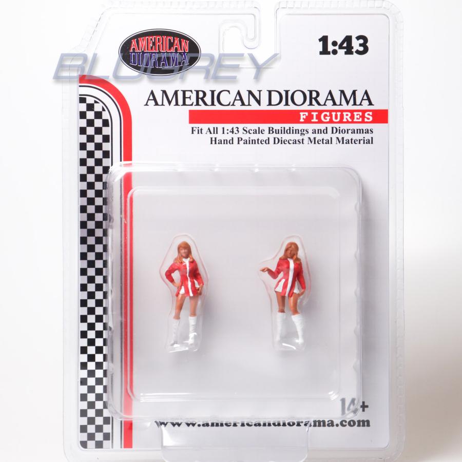 アメリカン ジオラマ 1/43 レースデイ セット 6 フィギア American