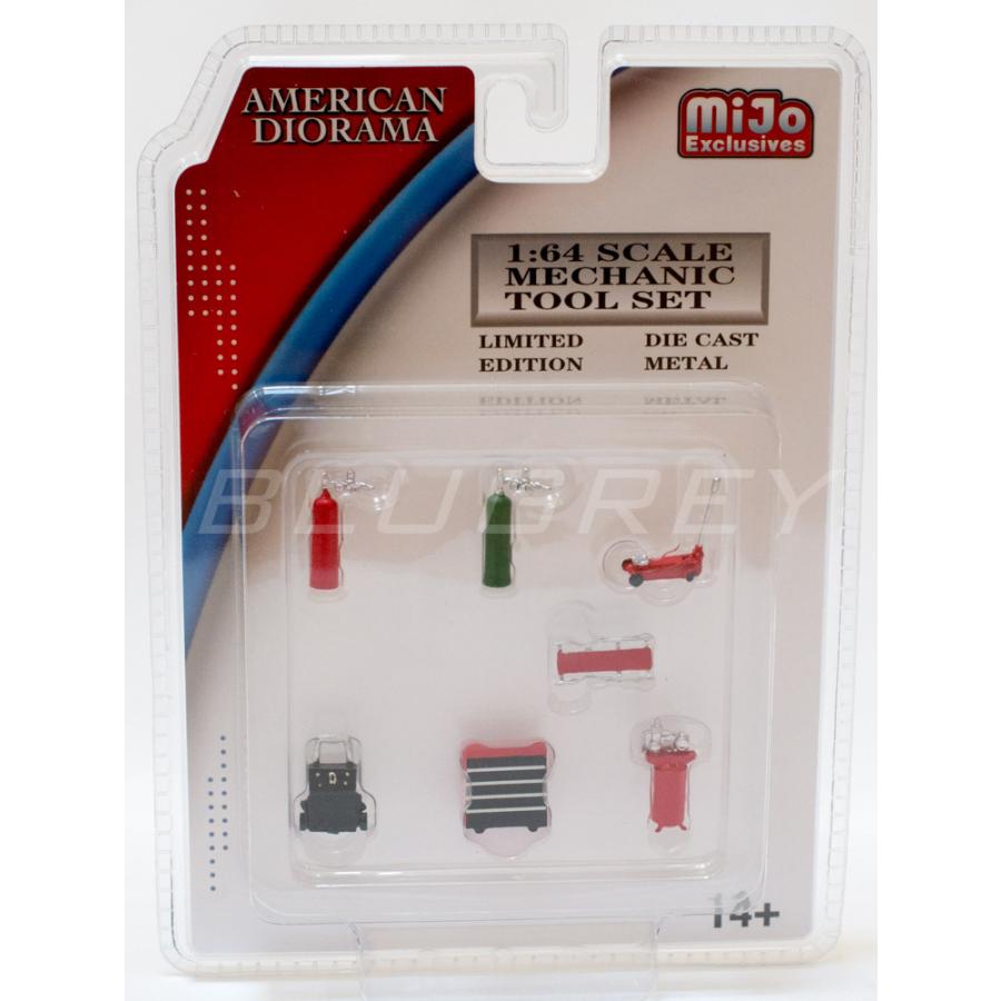 アメリカン ジオラマ 1 64 メカニック ツールセット 7点セット ダイキャスト American Diorama Mechanic Tool Set Mijo限定 Ad Ad Blugrey 通販 Yahoo ショッピング