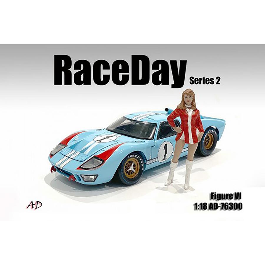アメリカン ジオラマ 1/18 フィギア レースデイ2 レースクイーン