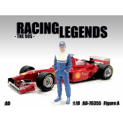 アメリカン ジオラマ 1/18 フィギア レーシング レジェンド 90s-A