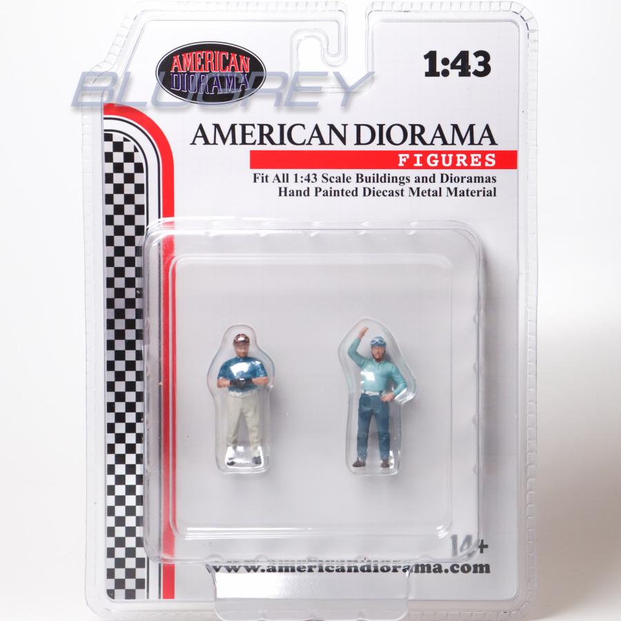 アメリカン ジオラマ 1/43 レーシング レジェンド 50s フィギア