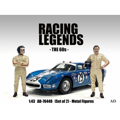 アメリカン ジオラマ 1/43 レーシング レジェンド 60s フィギア