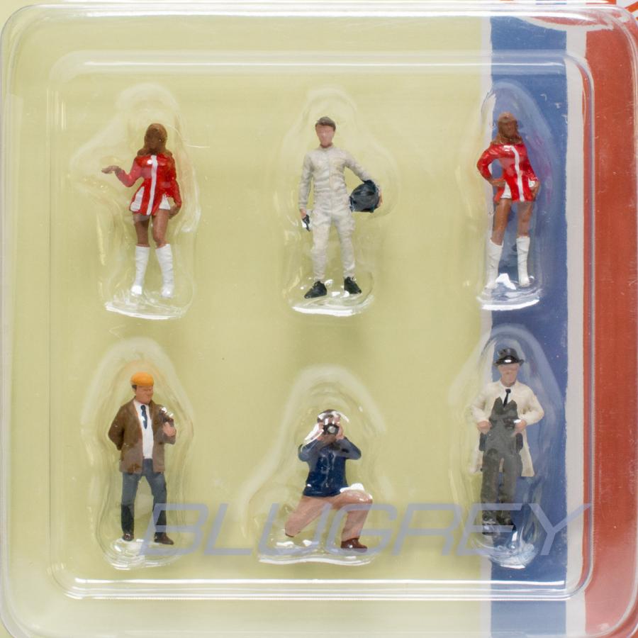 アメリカン ジオラマ 1/64 フィギア レースデイ 2 セット アメリカン ジオラマ 1/64 フィギア レースデイ 2 セット