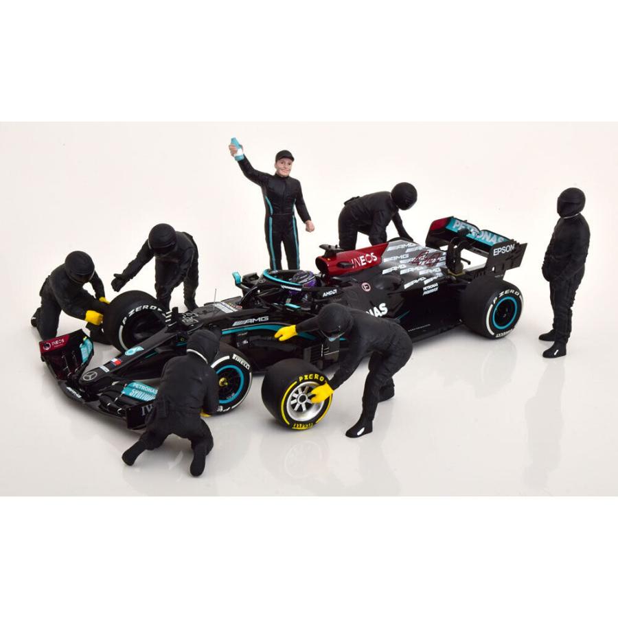 アメリカン ジオラマ 1/18 ピットクルー セットIII ブラック フィギア