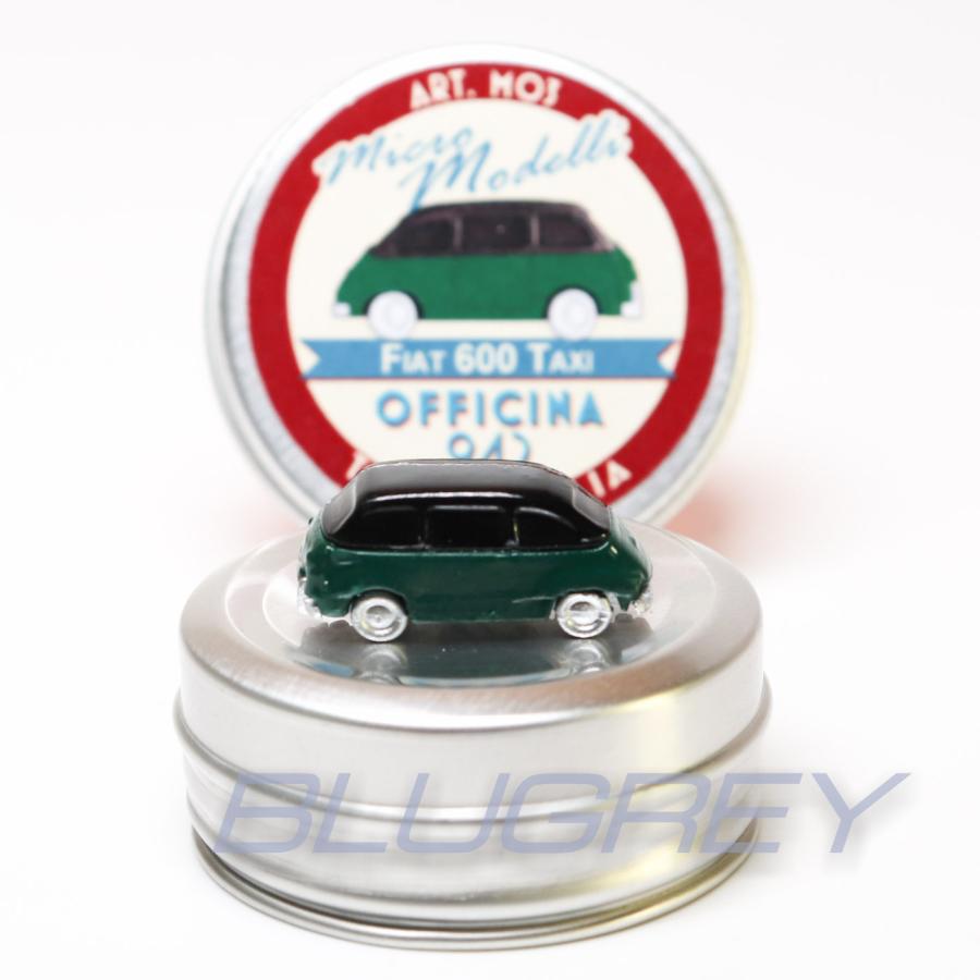 OFFICINA-942 1/160 FIAT 600 MULTIPLA TAXI 1956 オフィチーナ 942 フィアット 600 ムルティプラ タクシー マイクロモデル｜blugrey｜03