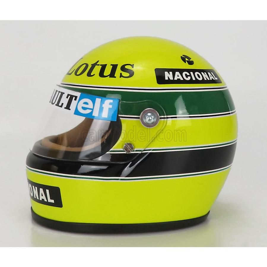 ミニ ヘルメット 1/2 アイルトン・セナ ロータス ルノー F1 1985 ミニ ヘルメット 1/2 アイルトン・セナ ロータス ルノー F1 1985