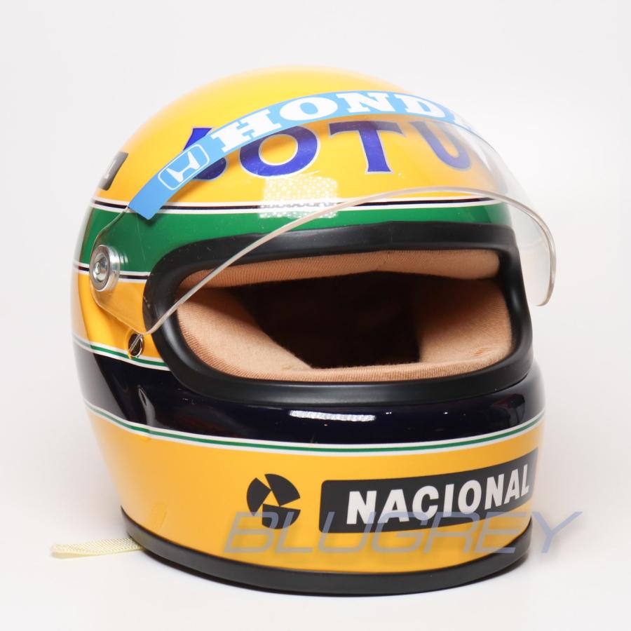 ミニ ヘルメット 1/2 アイルトン・セナ ロータス ホンダ F1 1987 ミニ ヘルメット 1/2 アイルトン・セナ ロータス ホンダ F1 1987
