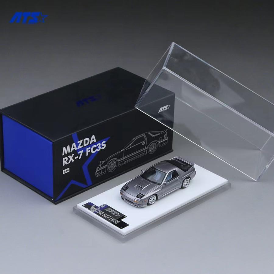 ATS 1/64 マツダ RX-7 FC3S リトラクタブルヘッドライト シルバー