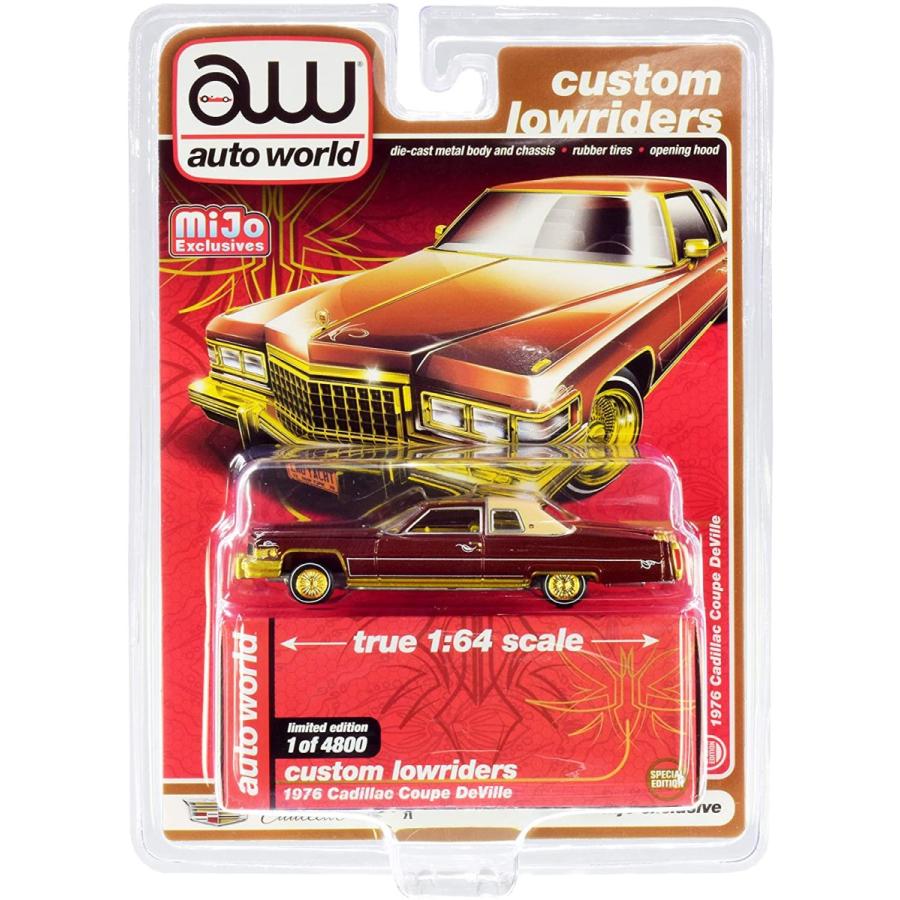autoworld 1/64 キャデラック デビル 1976 ブラウン autoworld 1/64 キャデラック デビル 1976 ブラウン