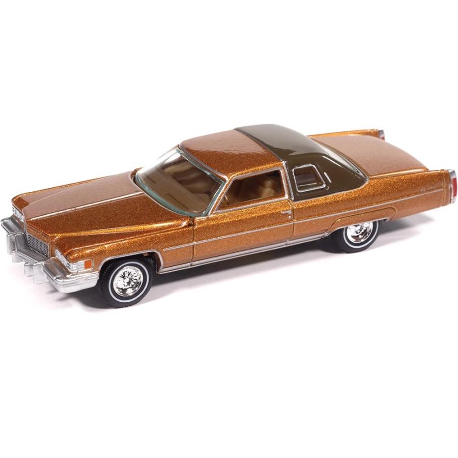 オートワールド 1/64 キャデラック クーペ ドゥビル 1976 ゴールド