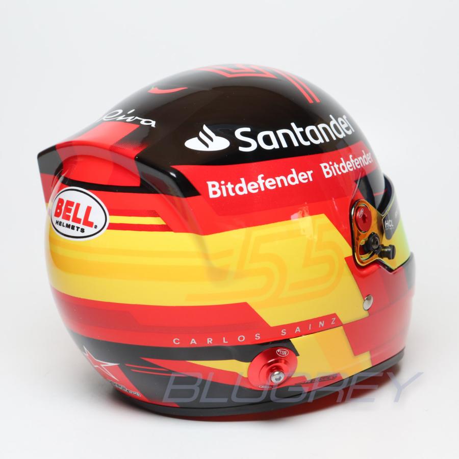 ベル ミニヘルメット 1/2 F1 フェラーリ カルロス・サインツ Jr ベル ミニヘルメット 1/2 F1 フェラーリ カルロス・サインツ Jr