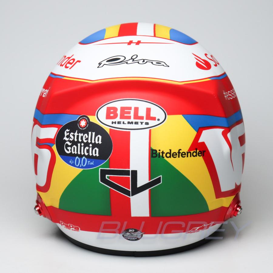 ミニヘルメット 1/2 F1 フェラーリ シャルル・ルクレール 2022