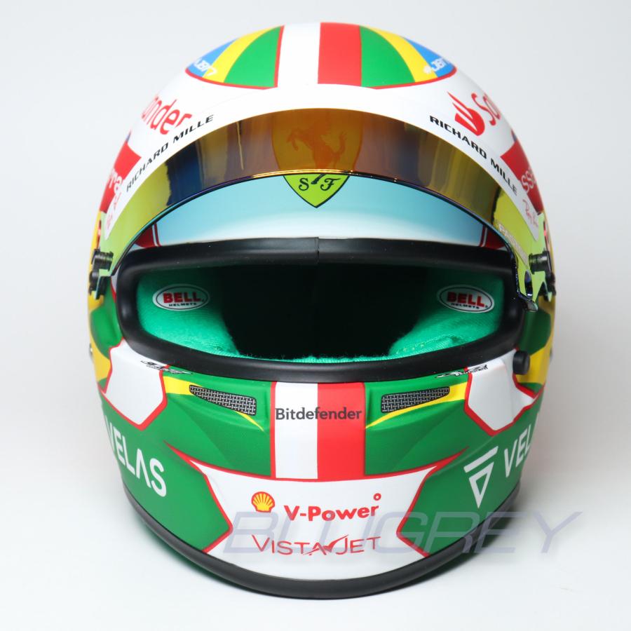 ミニヘルメット 1/2 F1 フェラーリ シャルル・ルクレール 2022