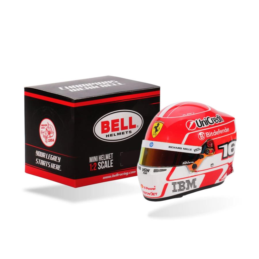 ベル ミニヘルメット 1/2 F1 フェラーリ シャルル・ルクレール 2025