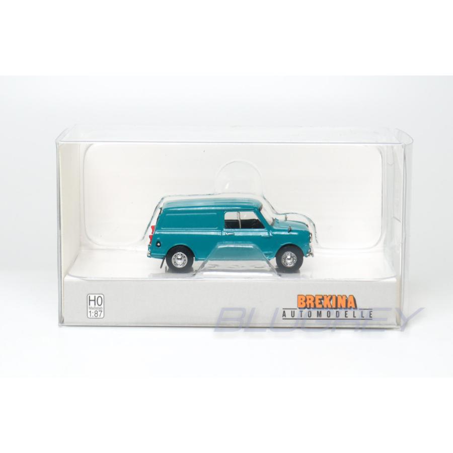 ブレキナ 1/87 オースチンミニ カントリーマン 1960 ブルー Brekina