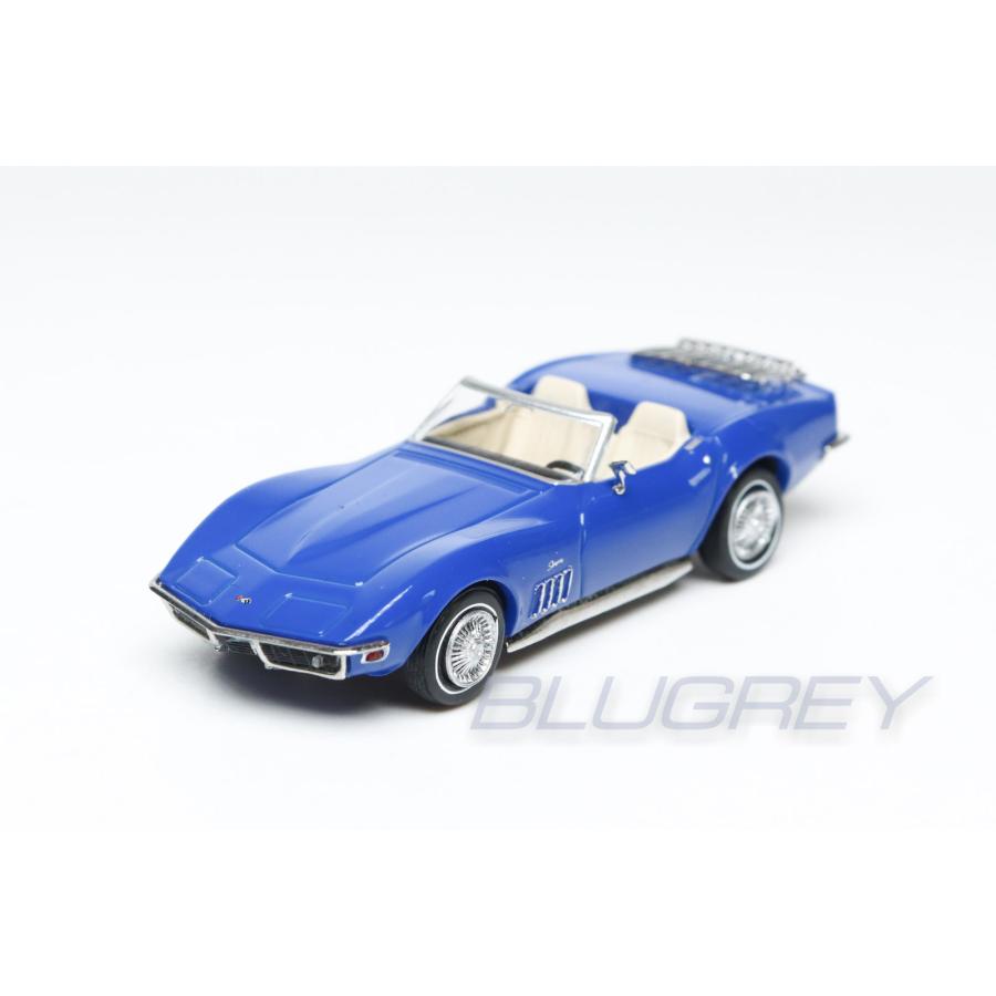 ブレキナ 1/87 シボレー コルベット C3 コンバーチブル 1967 ブルー