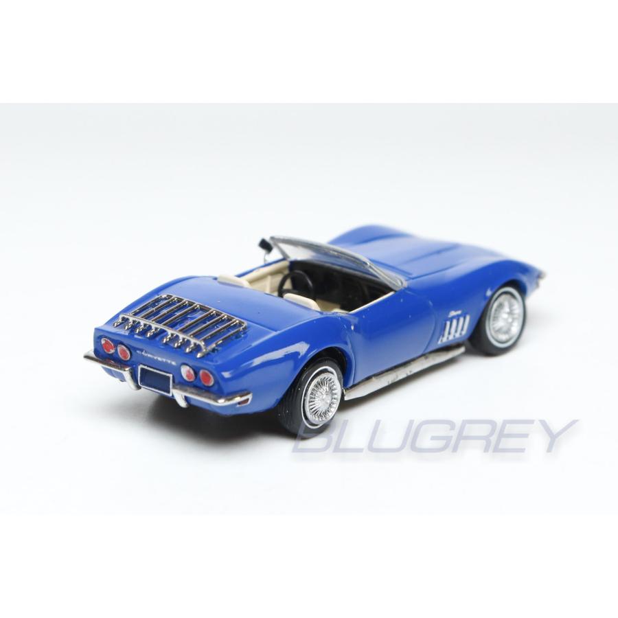 ブレキナ 1/87 シボレー コルベット C3 コンバーチブル 1967 ブルー