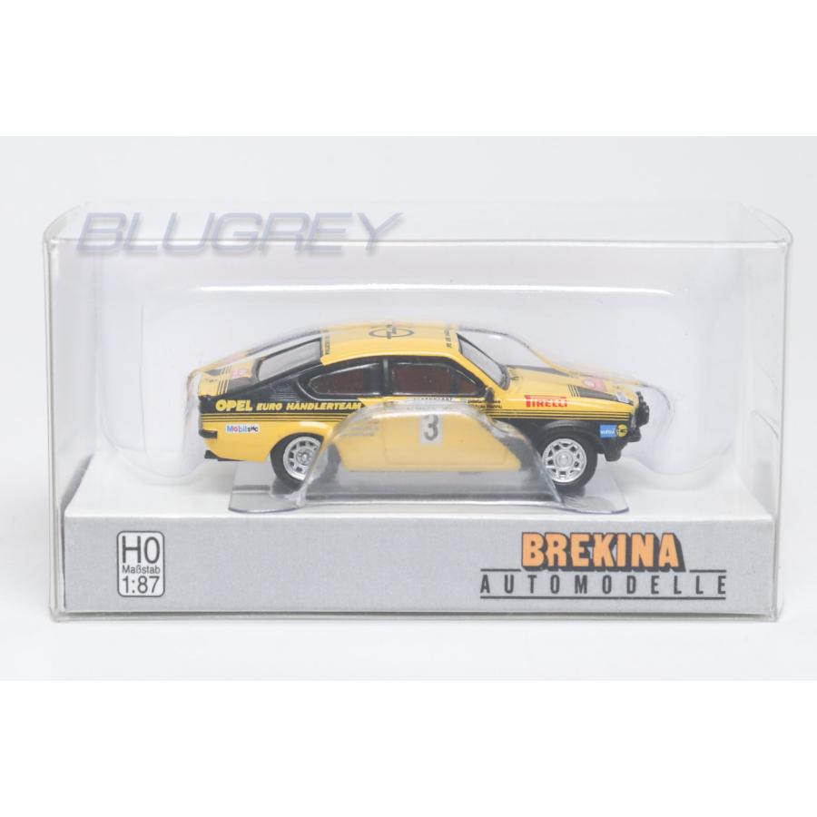 1/87 ミニカーセット ポルシェ・オペル ブレキナ 1/87 オペル カデット C GT/E 1976 モンテカルロラリー #3